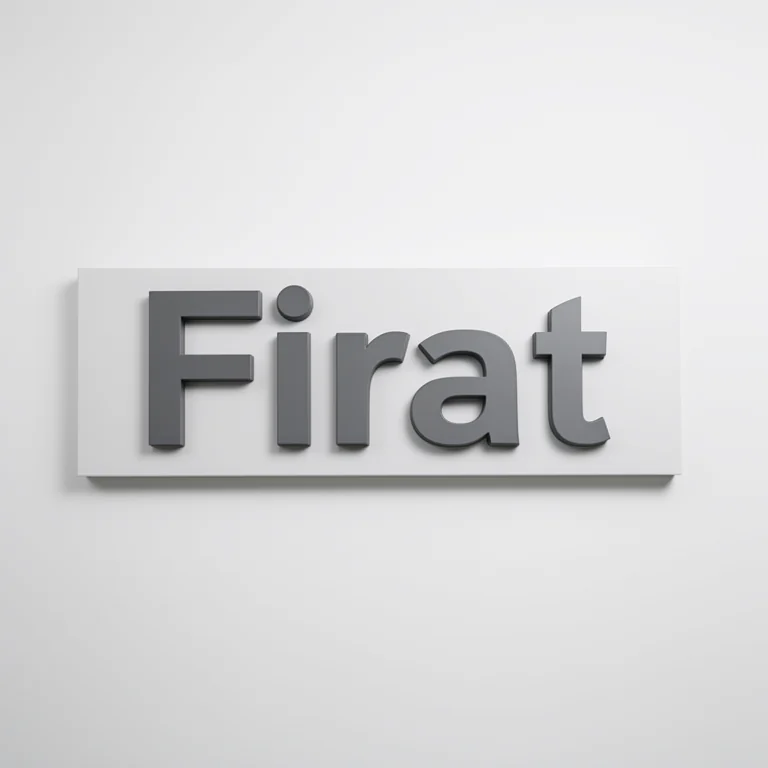 Generated image intended to read Fırat